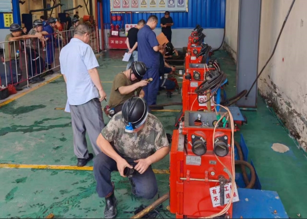 崔莊煤礦舉辦機電維修技術(shù)大比武活動